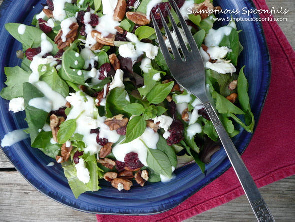 Mixed Greens Salad With Dried Cranberries