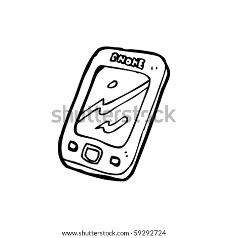 Mobile Phone Cartoon