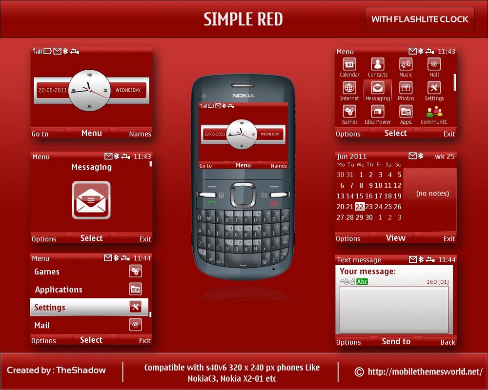Mobile Themes Nokia X2 01