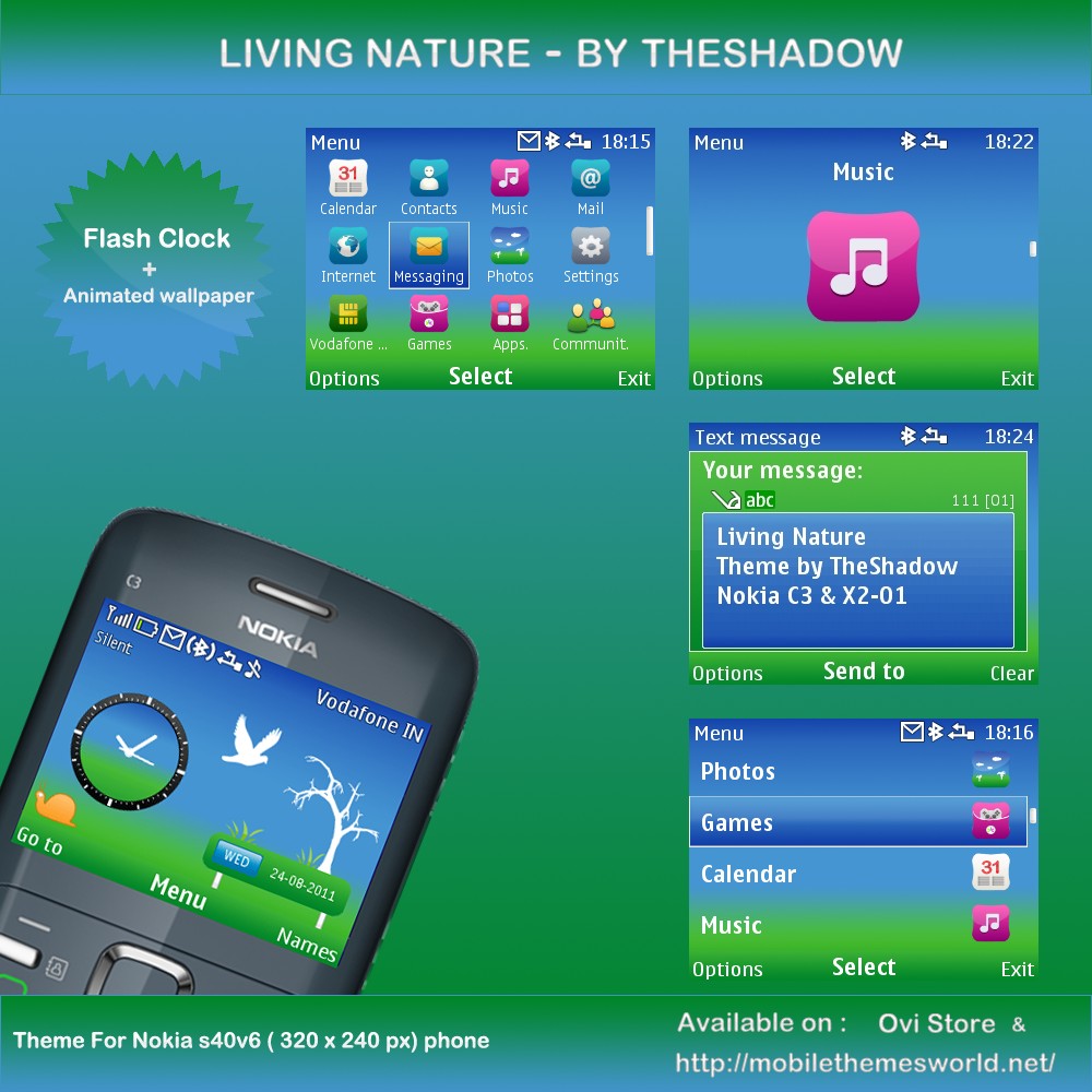 Mobile Themes Nokia X2 01