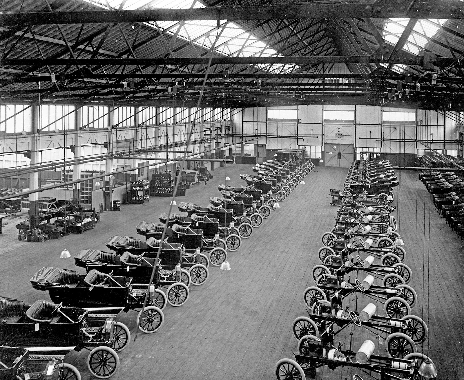 Model T Ford Assembly Line Video