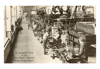 Model T Ford Assembly Line Video