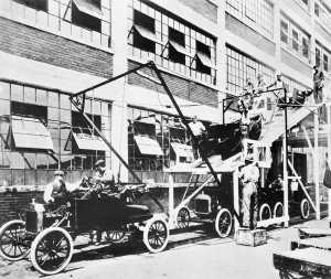 Model T Ford Assembly Line Video