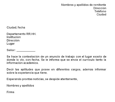 Modelos De Cartas De Renuncia Laboral