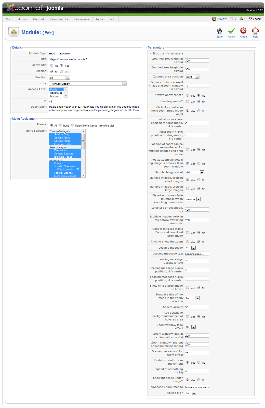 Modules.php Joomla