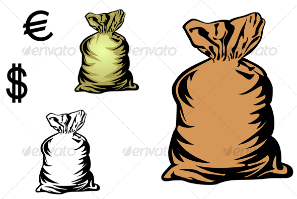 Money Bag Tattoo Designs