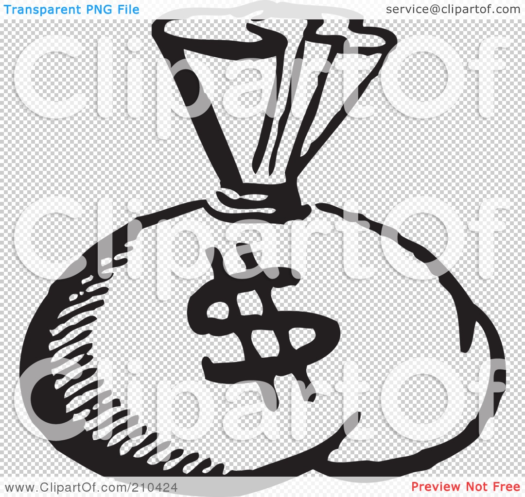 Money Clipart Black And White