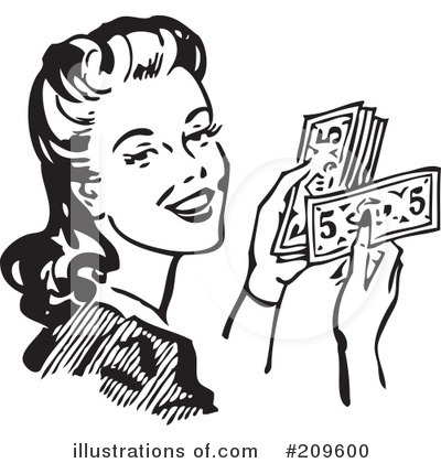 Money Clipart Black And White