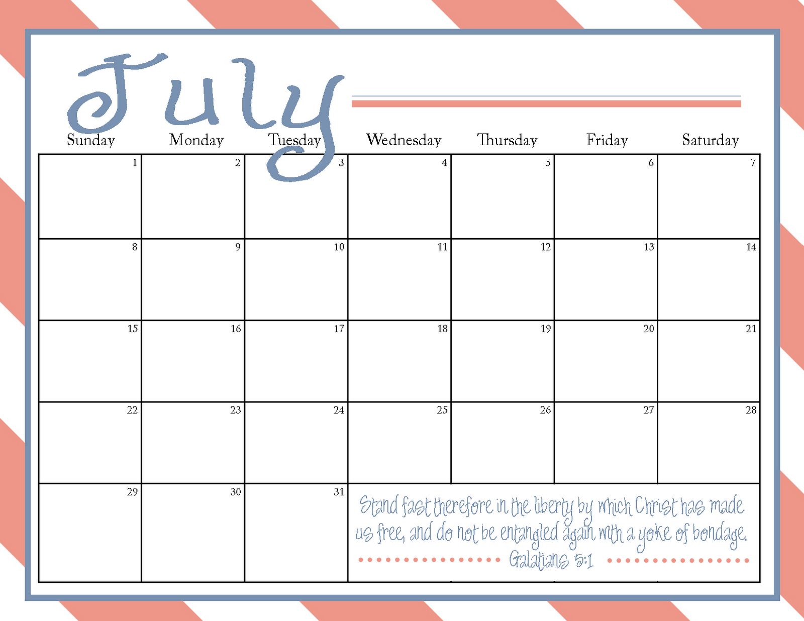 Month Calendar 2012 Printable