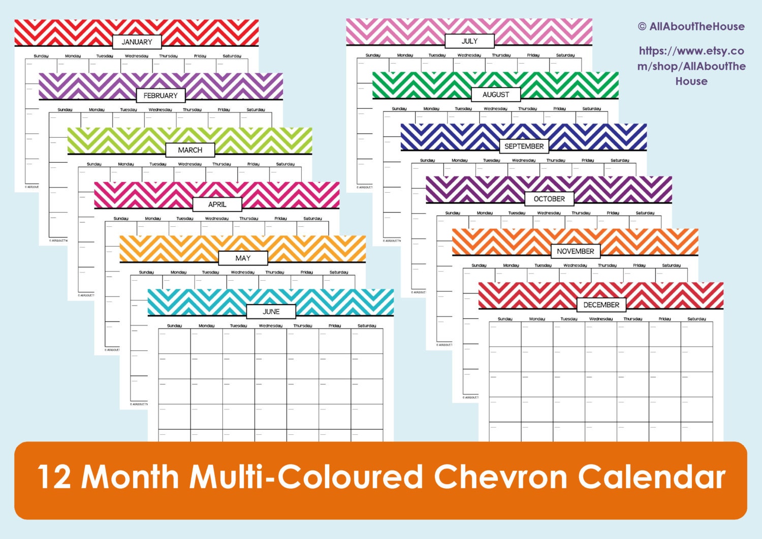 Monthly Calendar 2014 Printable