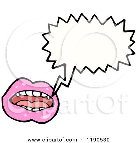 Mouth Speaking Clipart