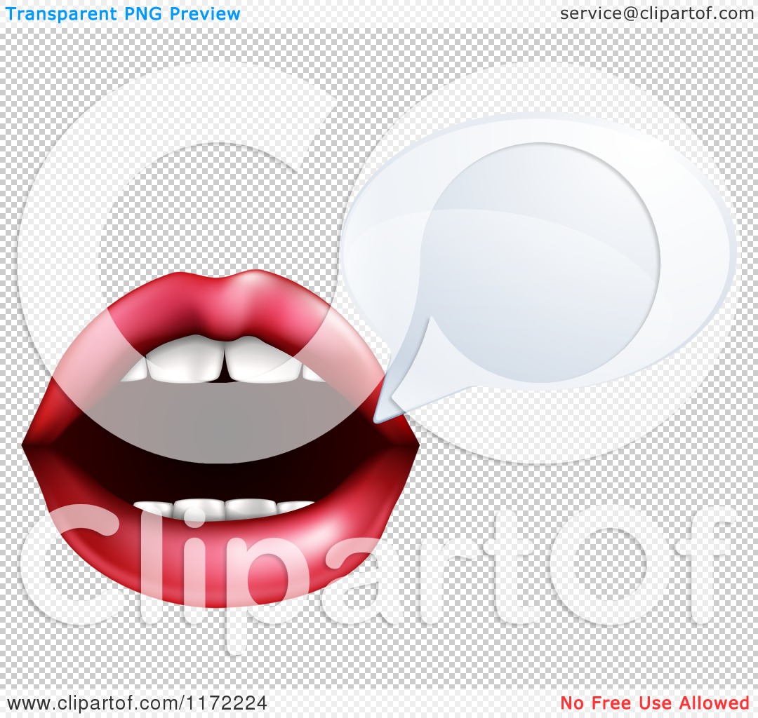 Mouth Speaking Clipart