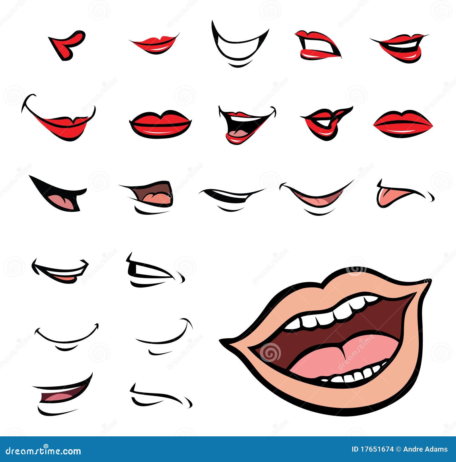 Mouth Speaking Clipart