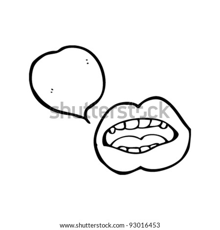 Mouth Speaking Clipart