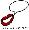 Mouth Speaking Clipart