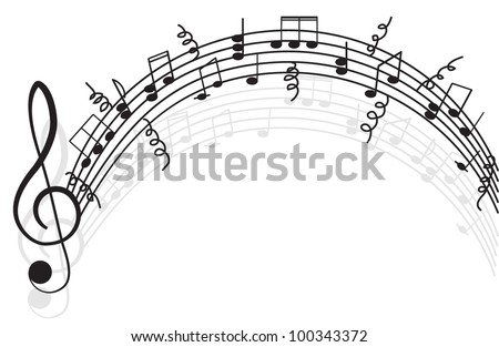 Music Background Designs Black And White