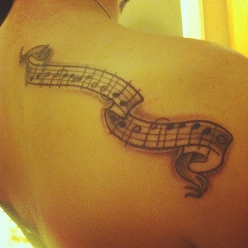 Music Note Tattoos For Girls