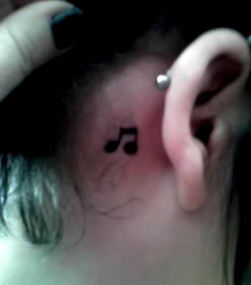 Music Note Tattoos For Girls