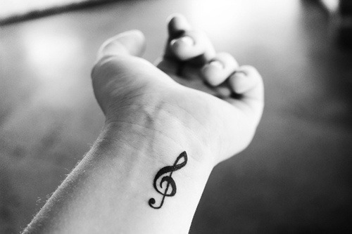 Music Note Tattoos For Girls