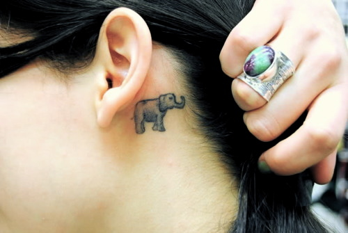 Music Note Tattoos For Girls Behind The Ear