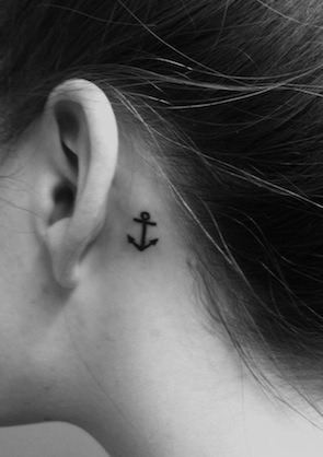 Music Note Tattoos For Girls Behind The Ear