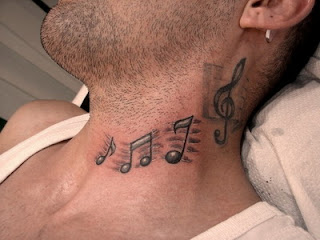 Music Note Tattoos On Foot