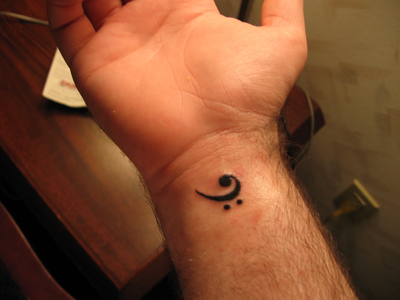 Music Note Tattoos On Wrist