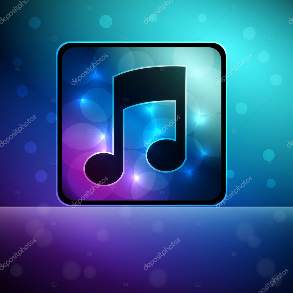 Music Notes Background Colorful