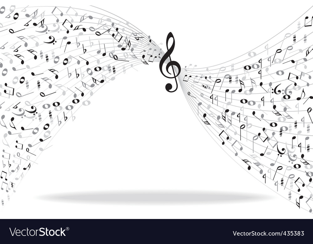 Music Notes Background Vector