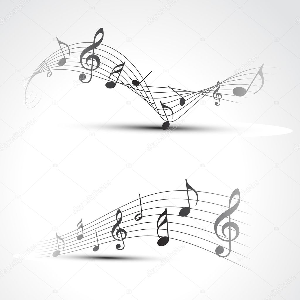 Music Notes Background Vector