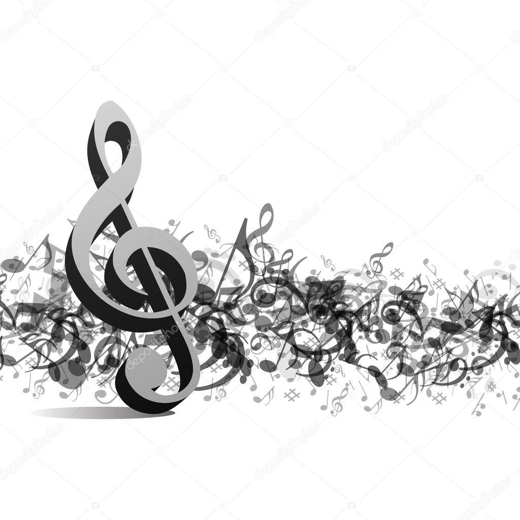 Music Notes Background Vector