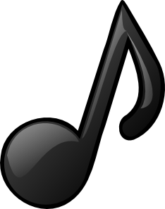 Music Notes Clip Art Black And White