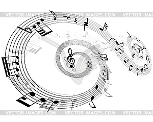 Music Notes Clip Art Black And White