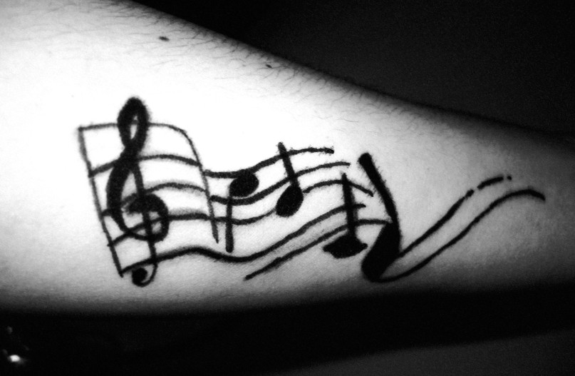 Music Notes Tattoo Designs