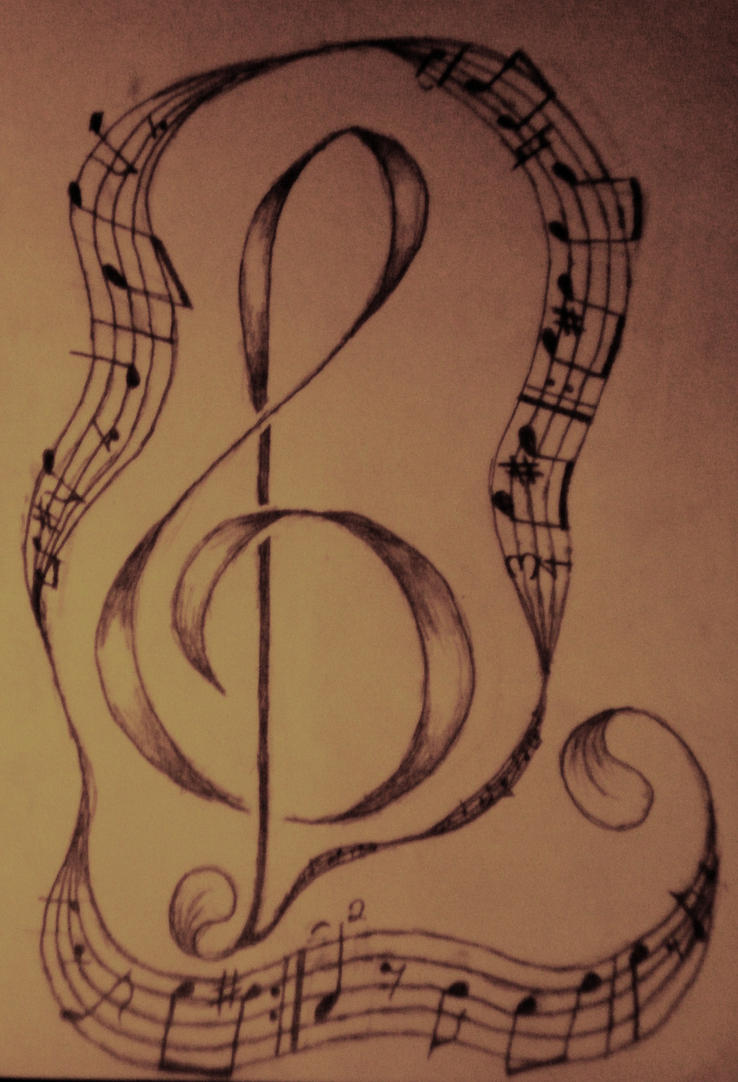 Music Notes Tattoo Designs For Girls