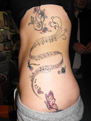 Music Notes Tattoos Pictures