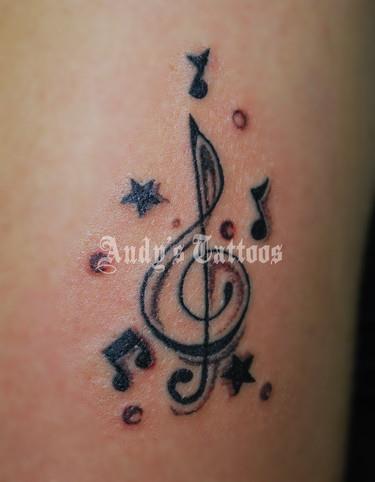 Music Notes Tattoos Pictures