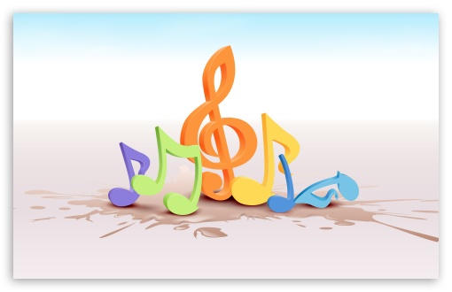 Music Notes Wallpaper Widescreen