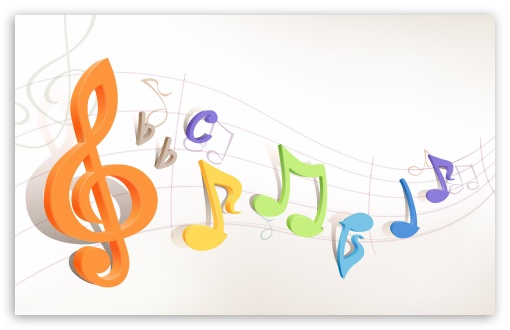 Music Notes Wallpaper Widescreen