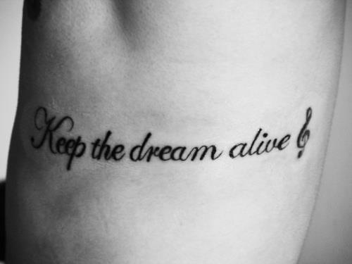 Music Quotes Tattoos