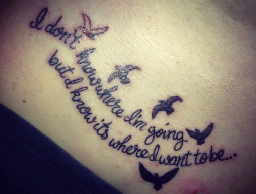 Music Quotes Tattoos