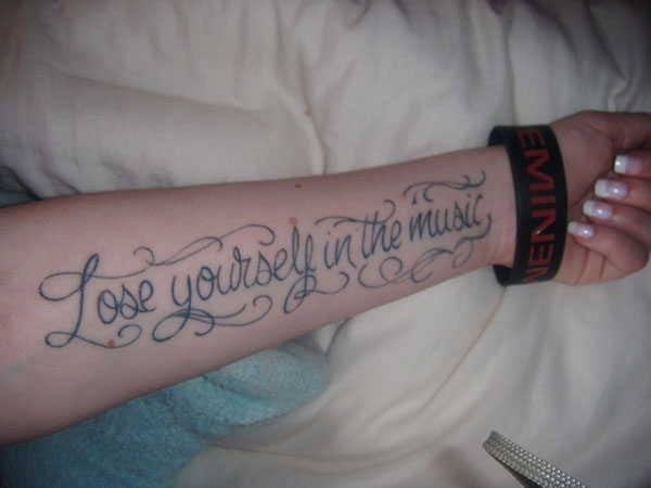 Music Quotes Tattoos