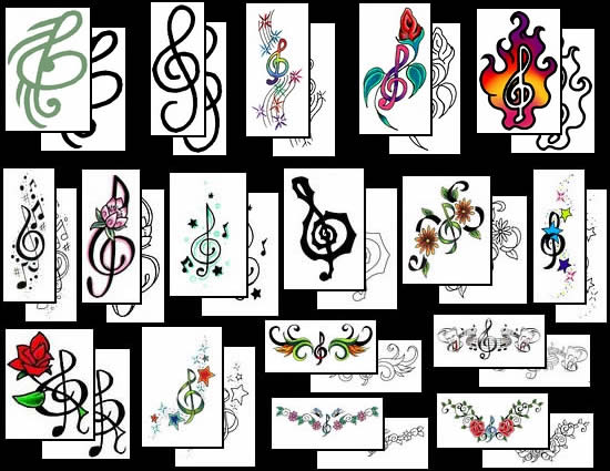 Music Tattoos Designs For Guys