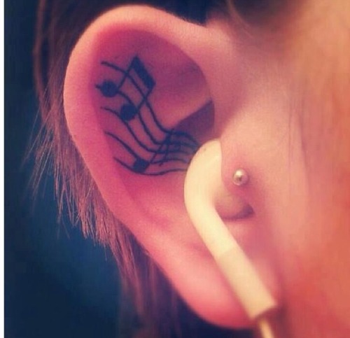 Music Tattoos For Girls