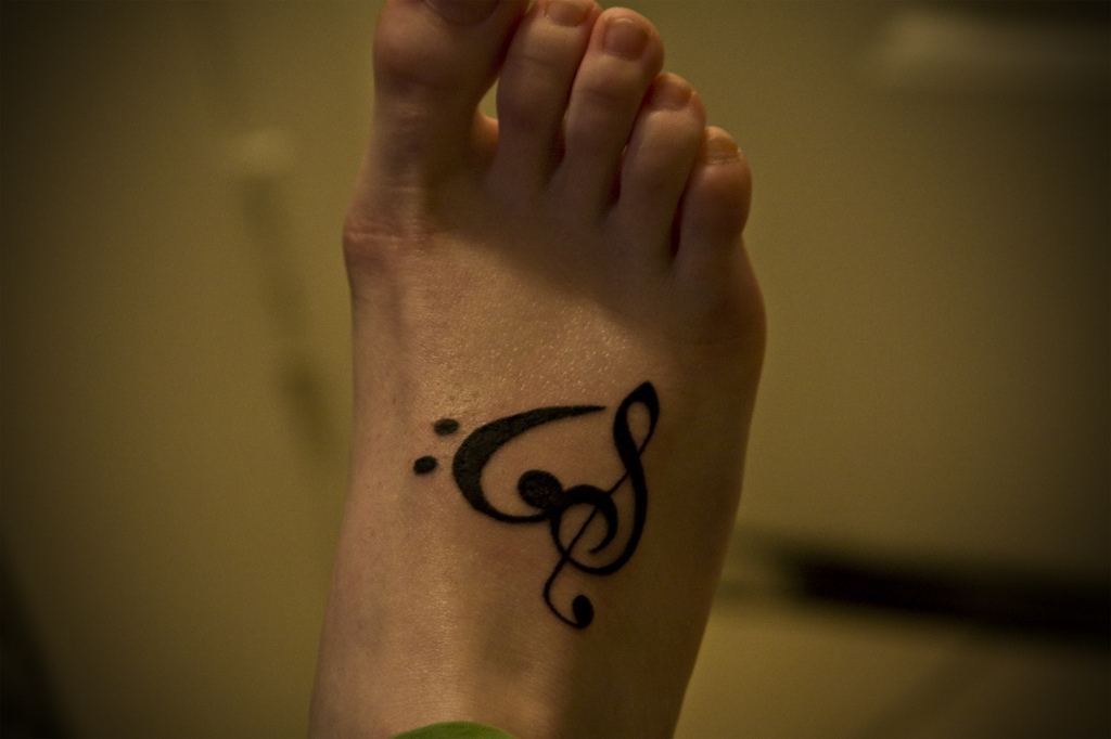 Music Tattoos For Girls