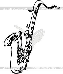 Musical Instruments Clipart Black And White