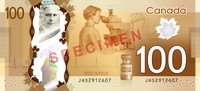 New 100 Dollar Bill Canada Smell