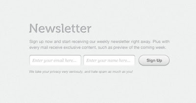 Newsletter Signup Form Templates