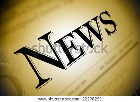 Newspaper Background For Word Document