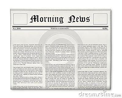 Newspaper Front Page Template Free